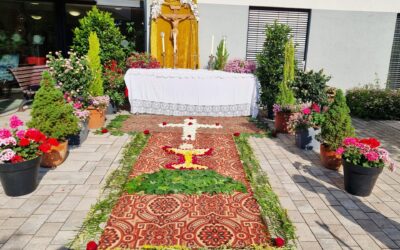 Fronleichnamsprozession im Kreisaltenheim Trostberg