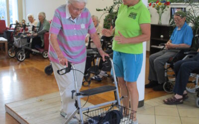 Rollator Training im Kreisaltenheim Grabenstätt