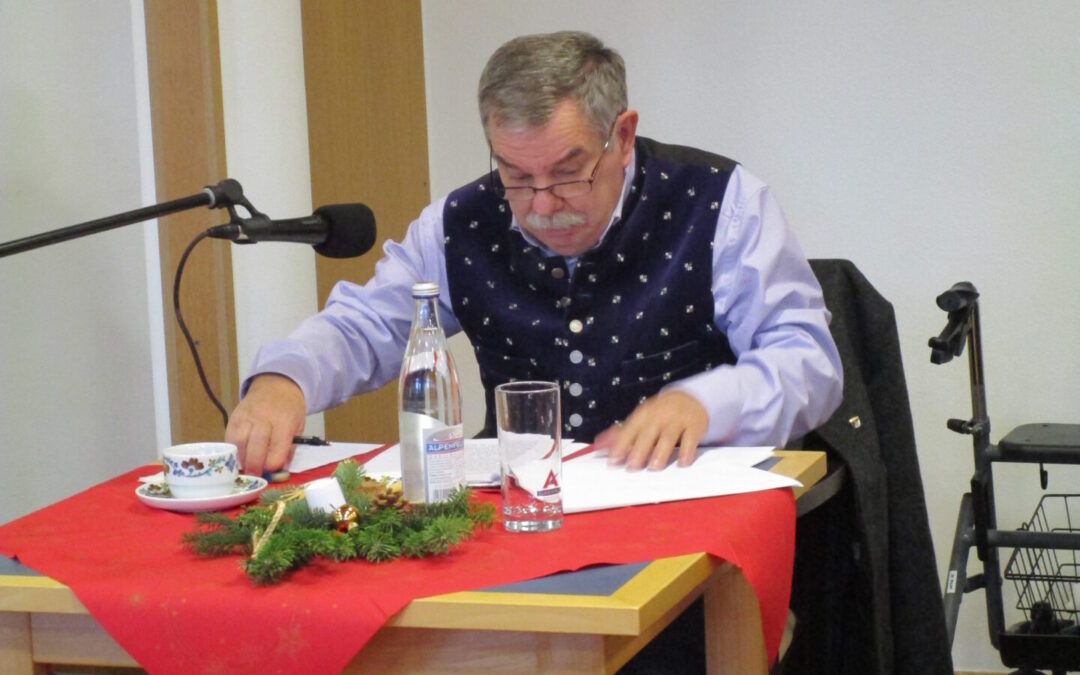 Adventsfeier des Freundes- und Fördervereins des Kreisaltenheimes Grabenstätt